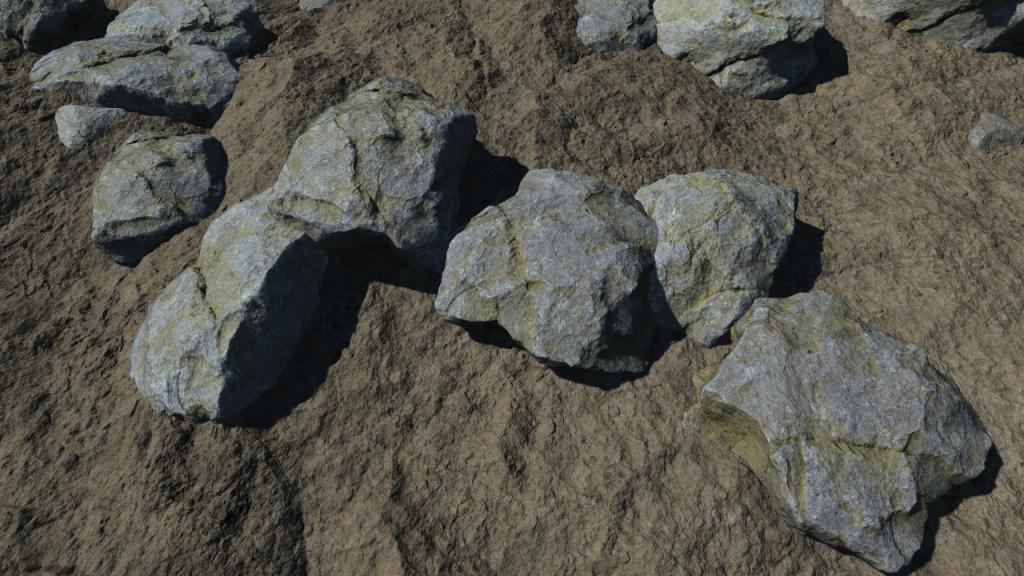 Large Granit Rocks