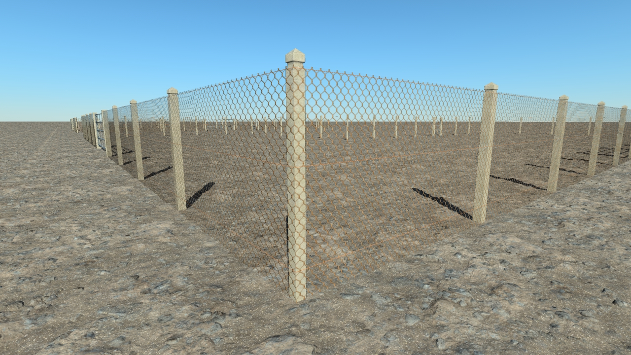 Metallic grid fences_2
